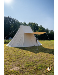 Carpa medieval negra para intrépidos guerreros, 5 x 7 mts. 2