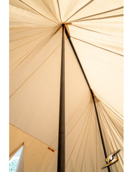 Carpa medieval negra para intrépidos...