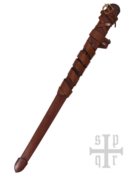 Leren schede met riem voor...