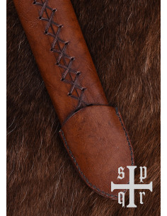 Vaina de cuero con cinturón para espada medieval o vikinga 2