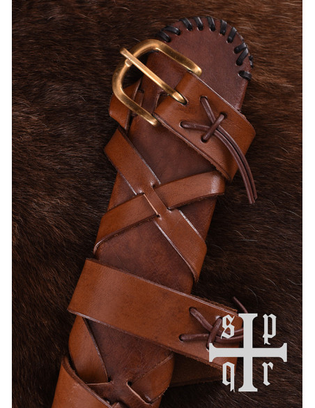 Leren schede met riem voor...