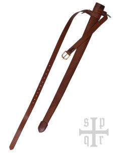 Vaina corta con cinturón para espada medieval o vikinga