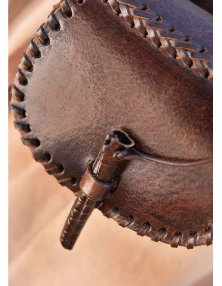 Kleine mittelalterliche Ledertasche,...