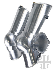 Protecciones de piernas en acero 1,6 mm, S. XIV