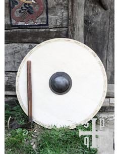 Viking rond houten schild om te schilderen