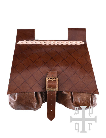 Mittelalterliche Ledertasche, XIV...