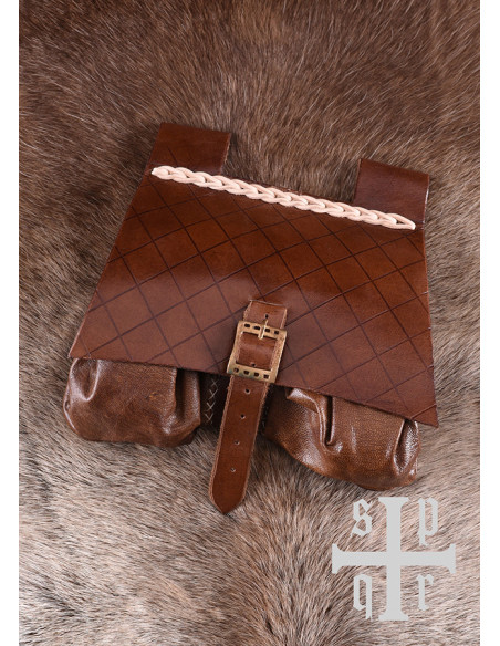 Mittelalterliche Ledertasche, XIV...