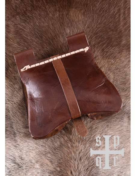 Mittelalterliche Ledertasche, XIV...