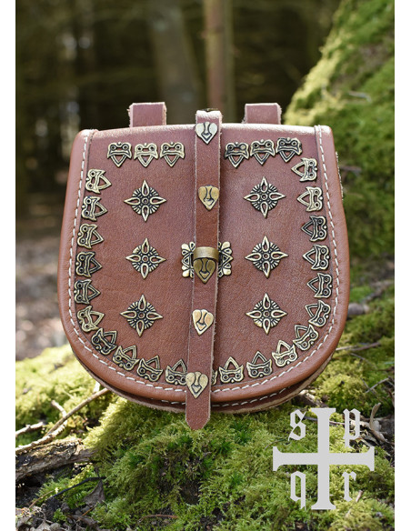 Wikinger-Ledertasche Modell Tarsoly