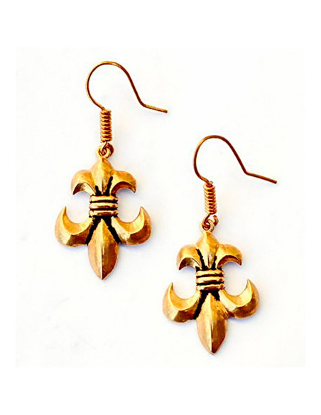 Pendientes Medievales Flor de Lis Pendientes Medievales Flor de Lis