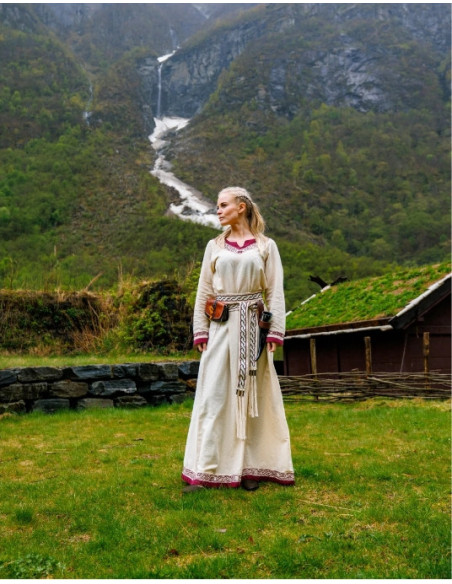 Vikingekjole model Lagertha, tofarvet...