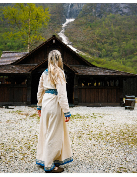 Vikingekjole model Lagertha, tofarvet...