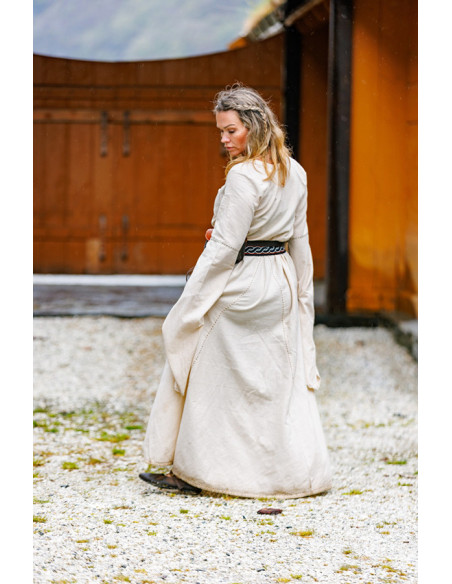 Vestido medieval mangas trompeta...