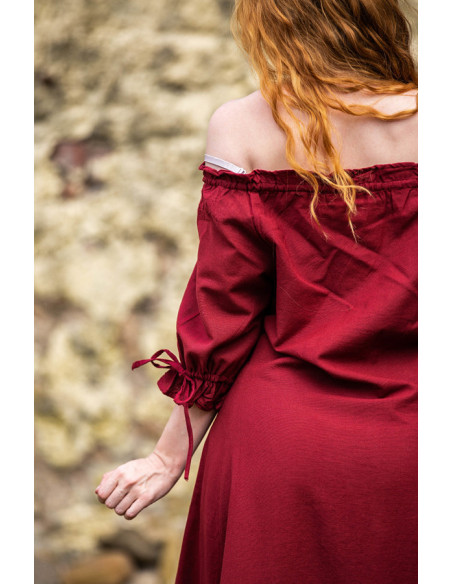 Karen middeleeuwse jurk, rood