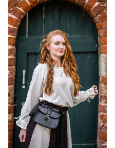 Middeleeuwse blouse vrouw ruches 2