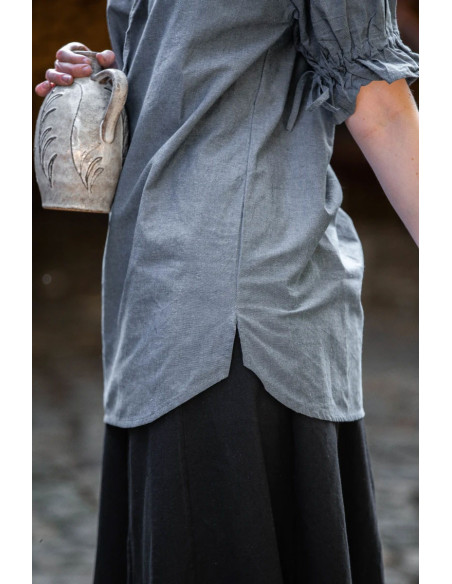 Verena middeleeuwse blouse, korte mouw