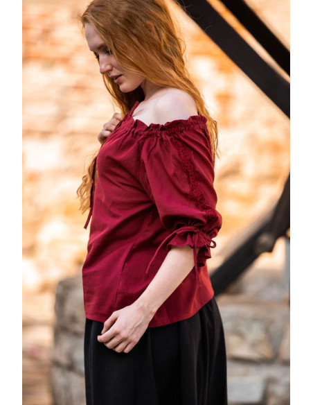 Blusa medieval lazos
