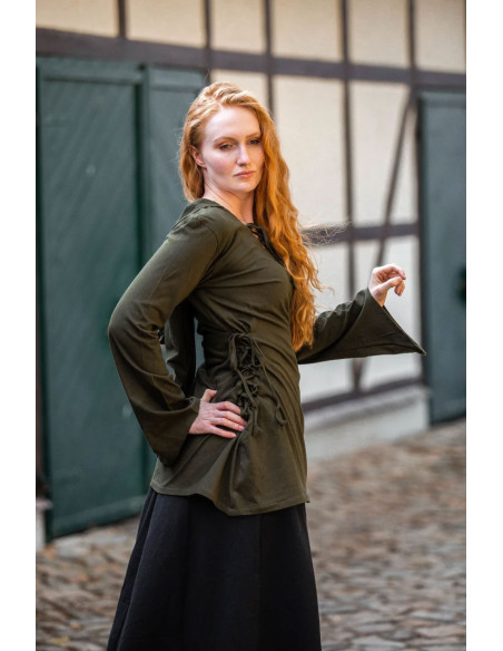 Mittelalterbluse Lea mit Schnürung