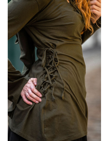 Blusa medieval Lea con cordones Blusa medieval Lea con cordones
