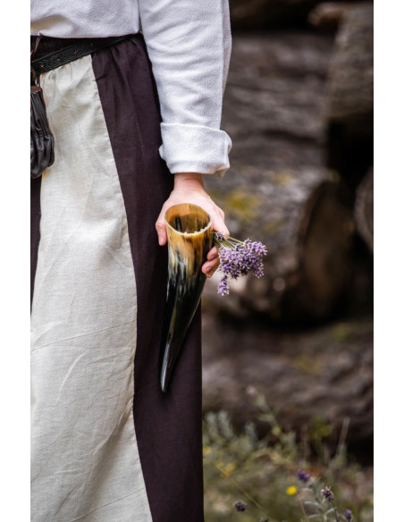 Middeleeuwse rok model Diana, naturel...