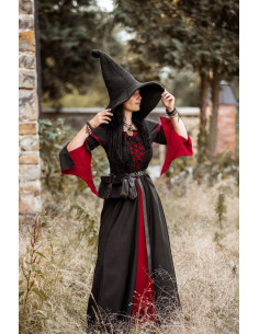 Sombrero de bruja modelo Glinda, color negro 2