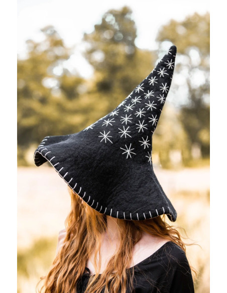 Sombrero de bruja modelo Star, color... Sombrero de bruja modelo Star, color...