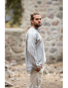 Camisa campesino con lazos modelo Felix 2