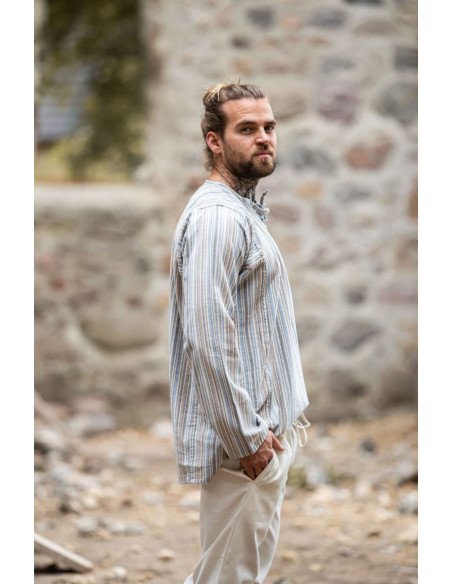 Boerenhemd met stropdas model Felix