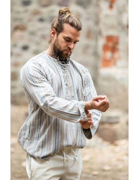 Boerenhemd met stropdas model Felix