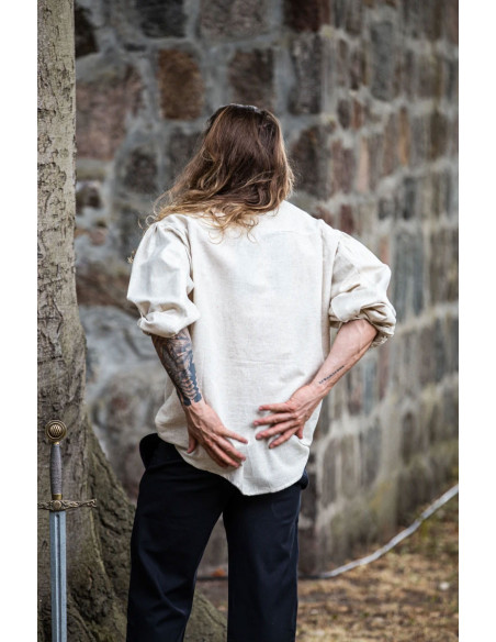 Camisa medieval con lazos modelo...