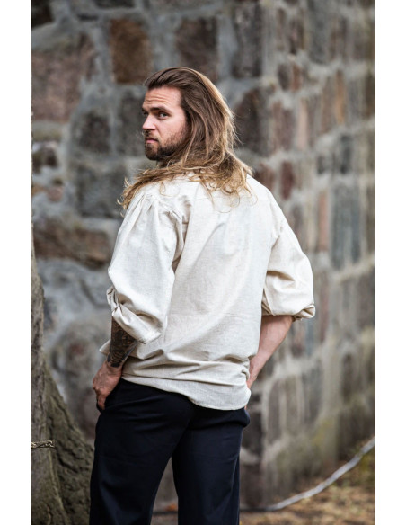 Camisa medieval con lazos modelo...