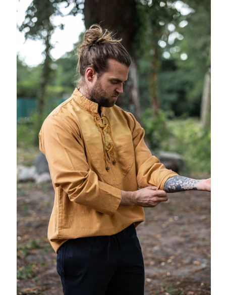 Camisa medieval cordones