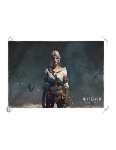 Baniervlag Ciri, The Witcher III Wildhunt (70x100 cm)
 Materiaal-Satijn