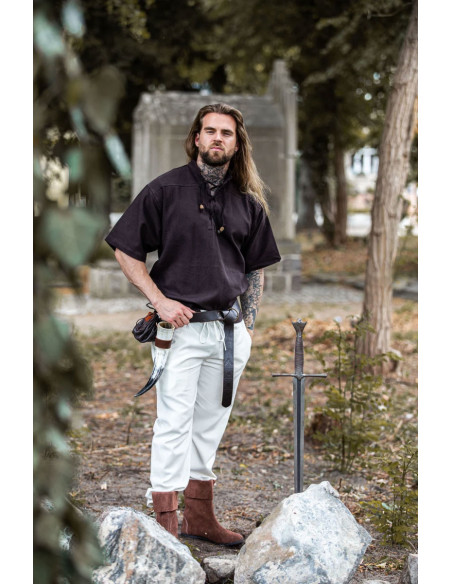 Middeleeuws overhemd met korte mouwen...