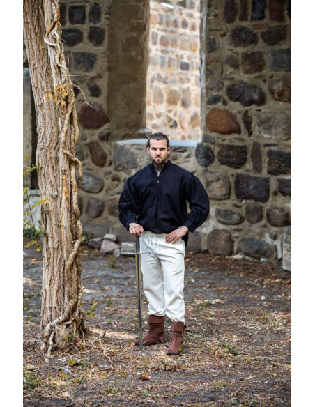 Camisa medieval ancha Oswald, color...