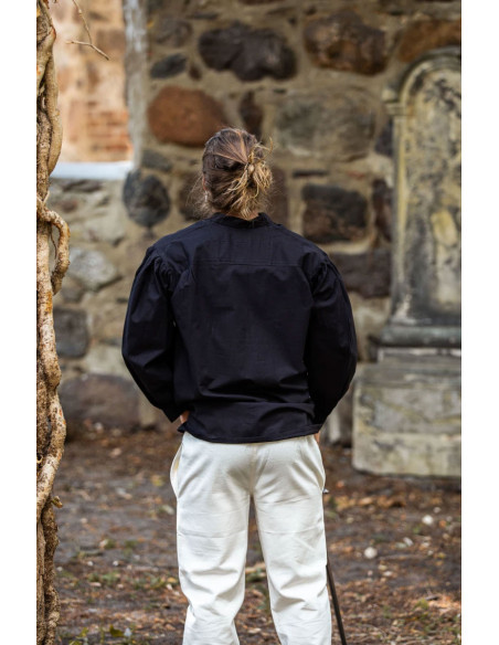 Camisa medieval ancha Oswald, color...