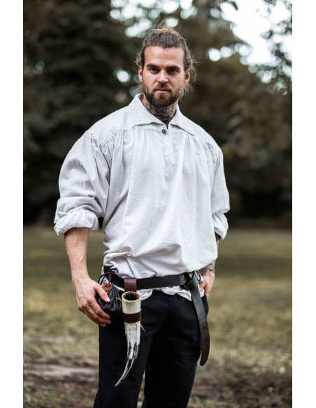 Hochgeschlossenes Piratenhemd Modell...