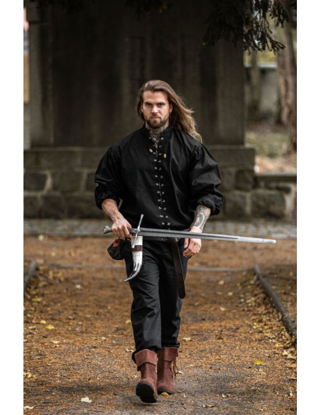 Camisa medieval con lazos modelo... Camisa medieval con lazos modelo...