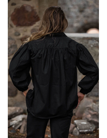 Camisa medieval con lazos modelo...