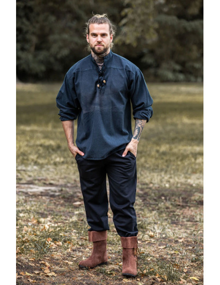 Camisa medieval con lazos modelo...