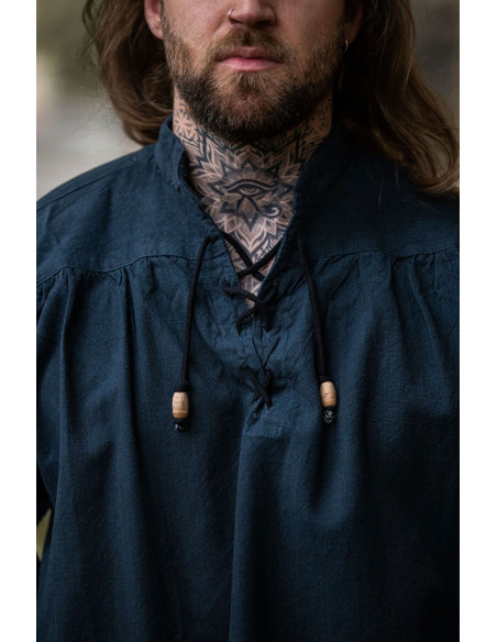 Camisa medieval con lazos modelo...