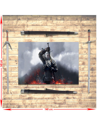 The Witcher Wild Hunt III Banner og Swords Pack