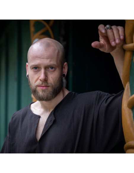 Viking tunika kortærmet Olaf, sort