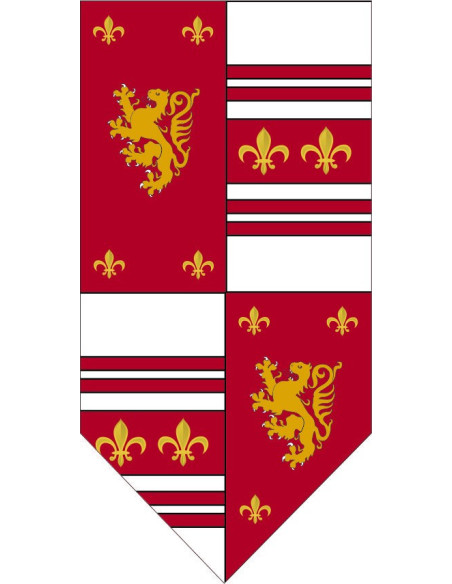 Mittelalterliches Banner mit...