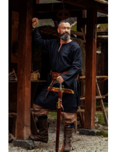 Olvisson Viking tunika, sort uld