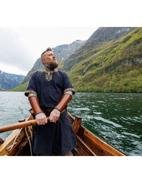 Viking tuniek korte mouw Richard, zwart