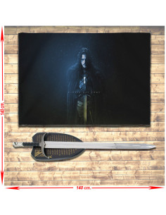 Pack estandarte y espada con soporte de Jon Snow, Juego...