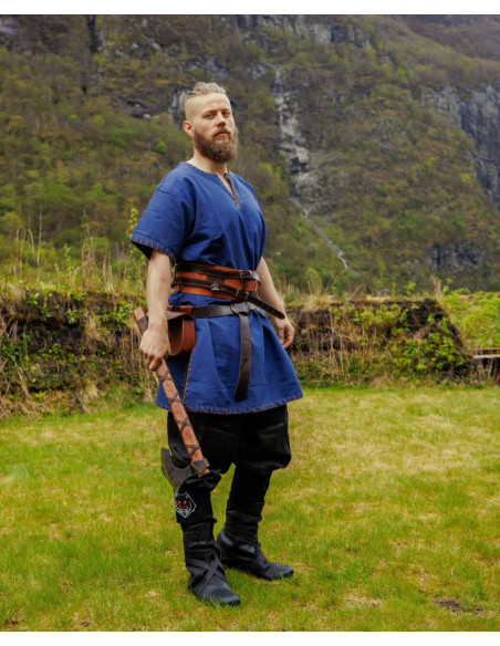 Viking tunika kortærmet Theobald, blå