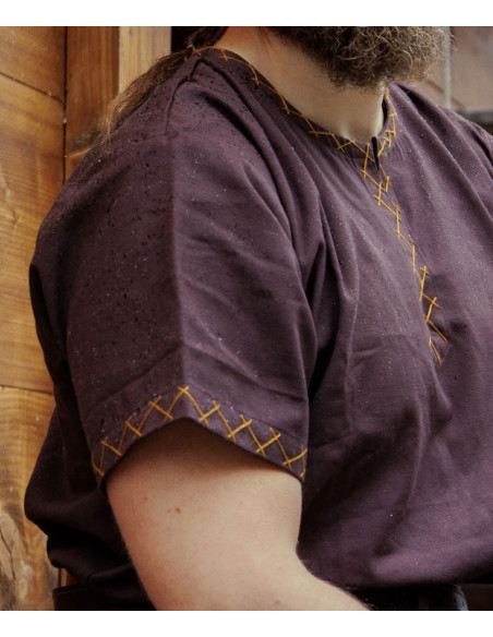 Túnica vikinga manga corta Harbard,...