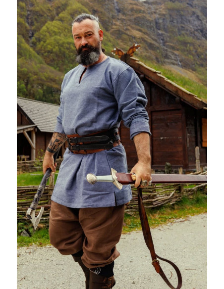 Viking tuniek met lange mouwen...